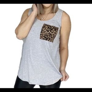 Leopard Pocket Tank